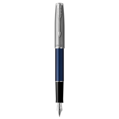 派克卓尔系列墨水笔 饰以金属蓝色漆面