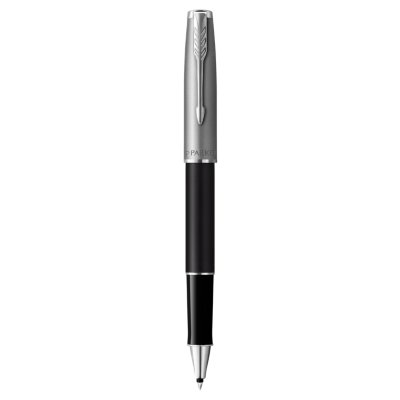 Sonnet Rollerball Pen Metal & Black lacquer - Fine Point